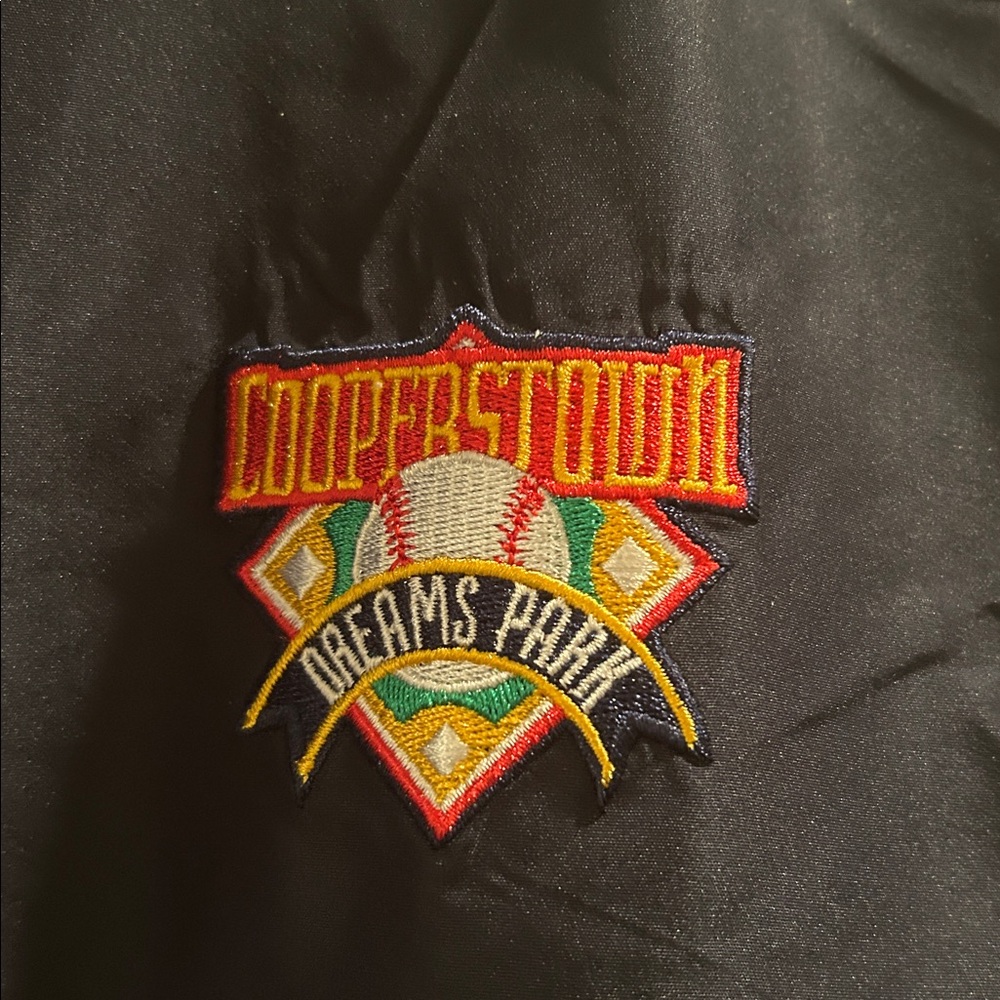 NWOT Cooperstown Dreams Park 1/4 zip Pullover windbreaker Jacket zip pockets XL